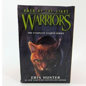 Warriors Omen of the Stars Complete Fourth Series Box Set Erin Hunter 6 Books